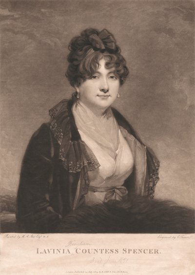 Lavinia Bingham, Gräfin Spencer von Charles Turner