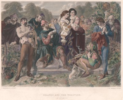 Orlando und der Ringer - "Wie es euch gefällt" von Charles W. Sharpe