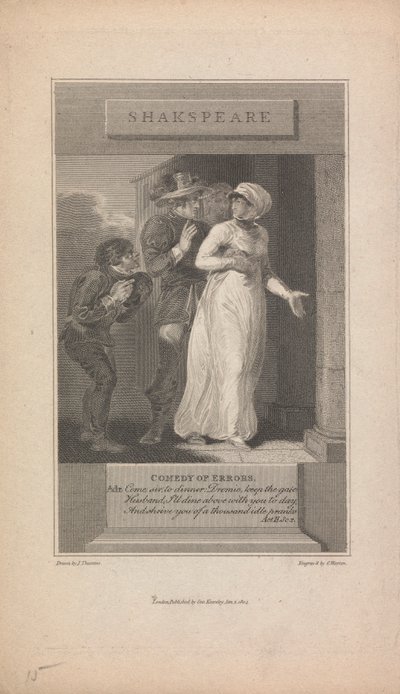 Komödie der Irrungen, Akt II Szene 2 von Charles Warren