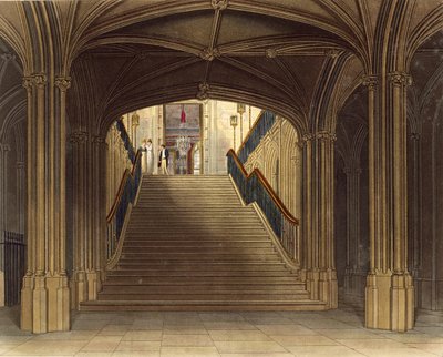 Eine Treppe, Windsor Castle, aus 
