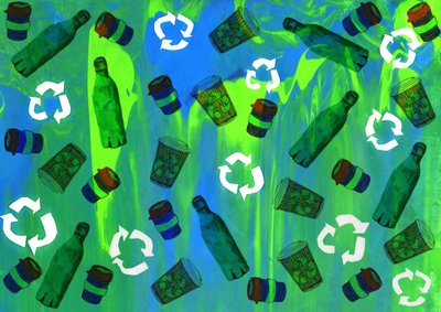 Recyclingbehälter Design von Charlotte Orr