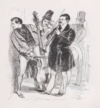 Die Hochzeitsnacht aus Die vollständigen Werke von Béranger, 1836 von Cherrier