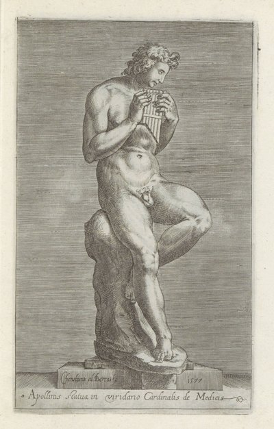 Skulptur von Apollo von Cherubino Alberti