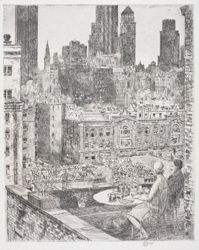Frühling in New York von Childe Frederick Hassam
