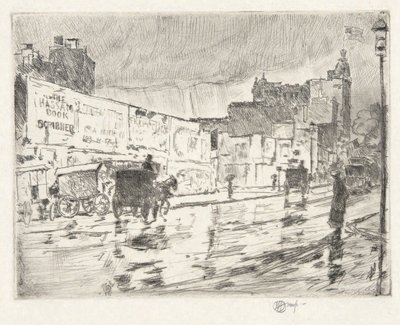 Plakatwände von Childe Hassam