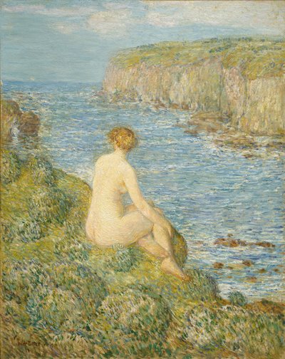 Nymphe und Meer von Childe Hassam