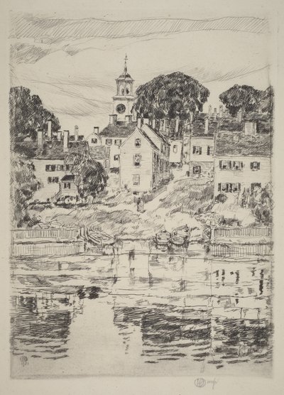 Der Kirchturm, Portsmouth von Childe Hassam