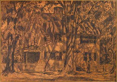 Das Lion Gardiner Haus, Easthampton, Long Island von Childe Hassam
