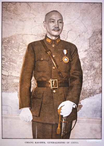 Generalissimo Chiang Kai-Shek von Chinese Photographer