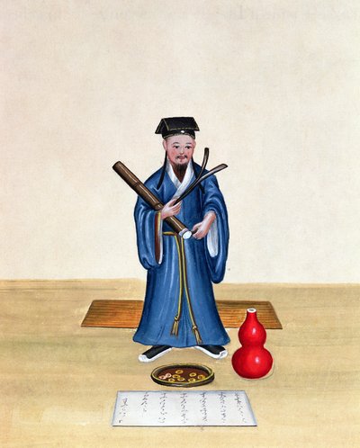 Ein Taoist in China, ca. 1785 von Chinese School
