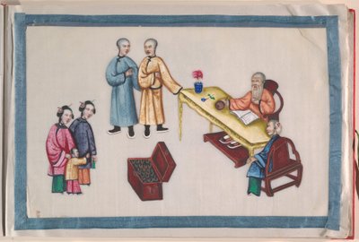 Album, spätes 19. Jahrhundert (Album von zwölf Blättern) von Chinese School