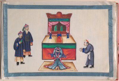 Album, spätes 19. Jahrhundert (Album von zwölf Blättern) von Chinese School