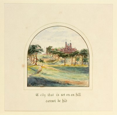 Eine Stadt, die auf einem Hügel liegt, kann nicht verborgen werden von Christabel Airy