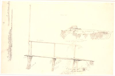 Pier und Detail von Sortedamssøen von Christen Købke