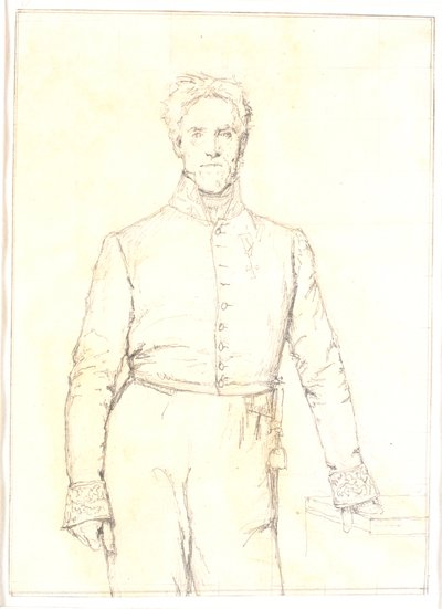 Amtmand, Kammerherr Jens Andreas Graah (1787-1873) von Christen Købke