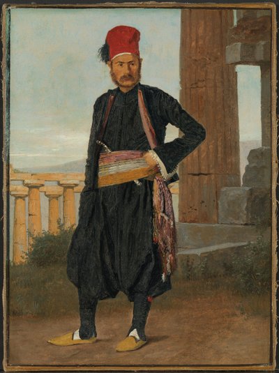 Porträt des Schwagers des Künstlers, Medaillengravierer F.C. Krohn von Christen Købke