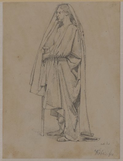 Stehender Mann von Christen Købke
