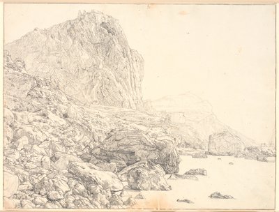 Blick auf Marina Piccola auf Capri von Christen Købke