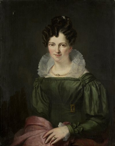 Porträt von Maria Christina Nijssen von Christiaan Julius Lodewyck Portman