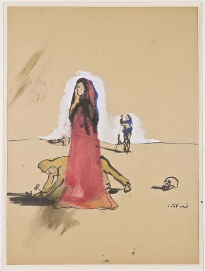 Szene mit Charakteren von Christian Bérard