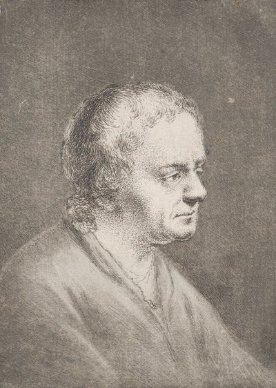 Porträt von Christian Bernhard Rode, dem Vater des Künstlers von Christian Bernhard Rode