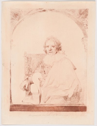 Porträt eines Mannes in einem Sessel, aus Collection d
