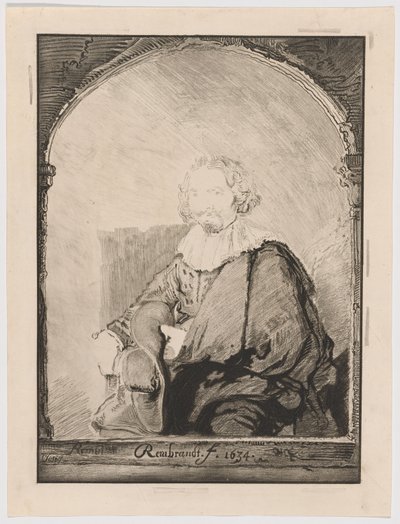Porträt eines Mannes in einem Sessel, aus Collection d