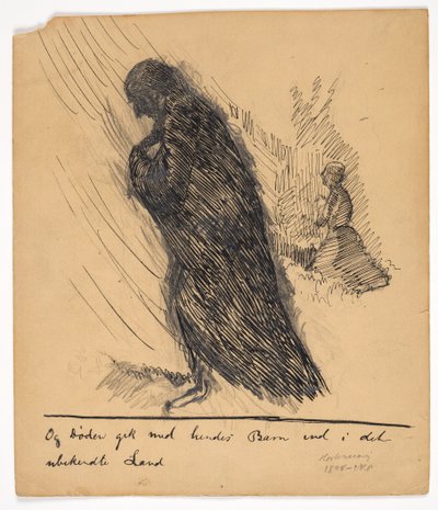 Illustrationsentwurf zu Die Geschichte einer Mutter von Christian Kongstad Petersen