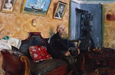 Beileidsbesuch von Christian Krohg