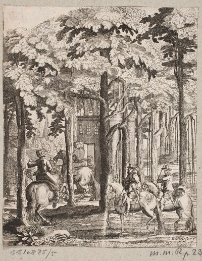 Reiter im Wald von Christian Rothgiesser