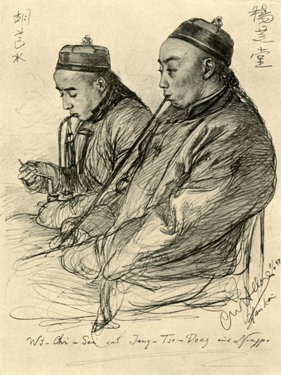 Wu-Chi-Sei und Jang-Tse-Dong aus Ningpo, 1898 von Christian Wilhelm Allers