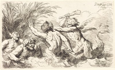 Kämpfende Tritonen von Christian Wilhelm Ernst Dietrich