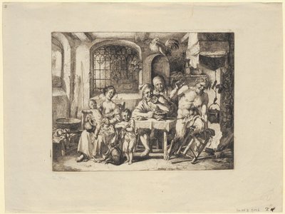 Satyr beim Bauern von Christian Wilhelm Ernst Dietrich