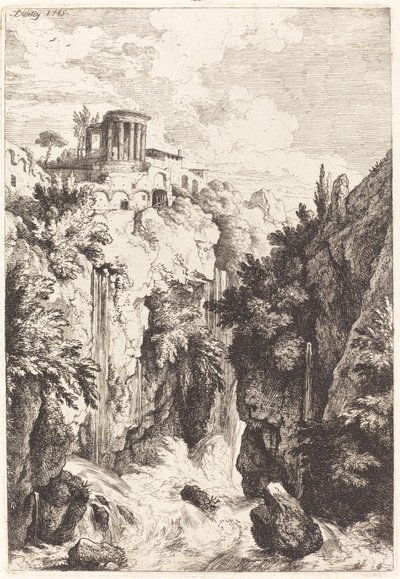 Tempel der Sibylle, Tivoli von Christian Wilhelm Ernst Dietrich