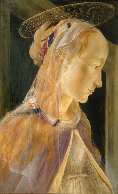Kopf der Magdalena (nach Sandro Botticelli) von Christina Herringham