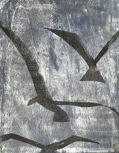 Vogelsilhouette von Christina Misuro