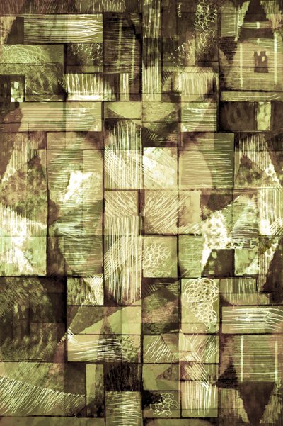 Erdige geometrische Fragmente von Christina Sillen