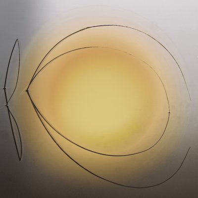 Goldene Gebogene Reflexionen von Christina Sillen