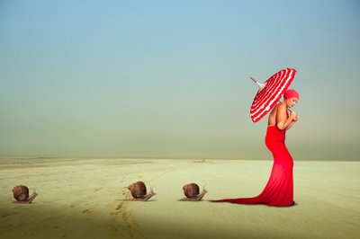 Elegante rote Reise von Christine von Diepenbroek