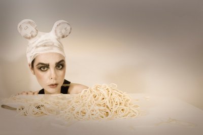 Skurriler Spaghetti-Blick von Christine von Diepenbroek