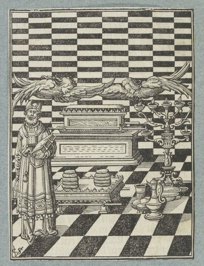 Arche des Bundes und Gegenstände aus dem Tabernakel von Christoffel van Sichem (II)