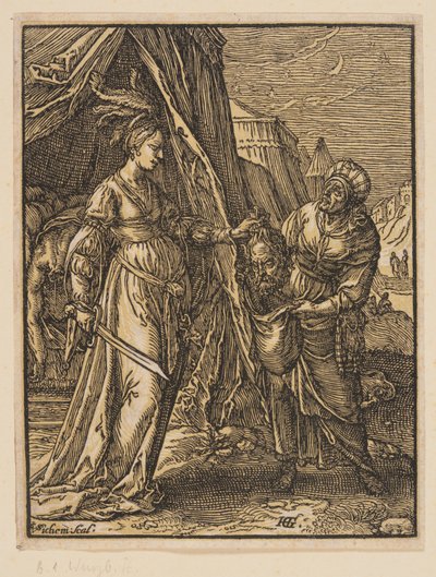 Judith mit dem Kopf des Holofernes von Christoffel van Sichem I
