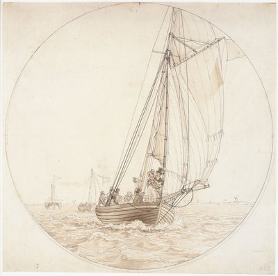 Eine Reise nach Charlottenlund von Christoffer Wilhelm Eckersberg