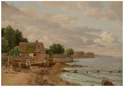 Blick von Taarbæk (Parti fra Taarbæk) von Christoffer Wilhelm Eckersberg