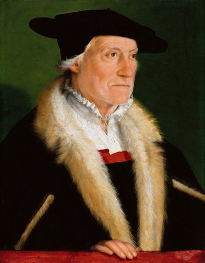 Der Kosmograph Sebastian Münster (1489-1552) von Christoph Amberger