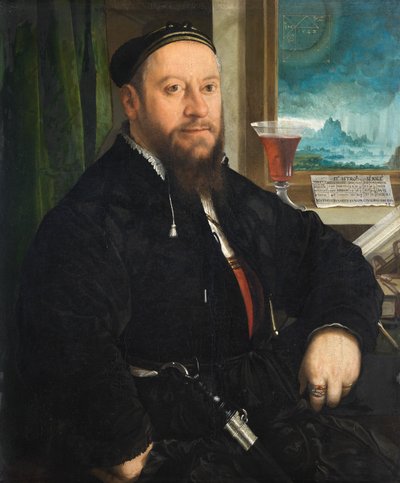 Porträt von Matthäus Schwarz von Christoph Amberger