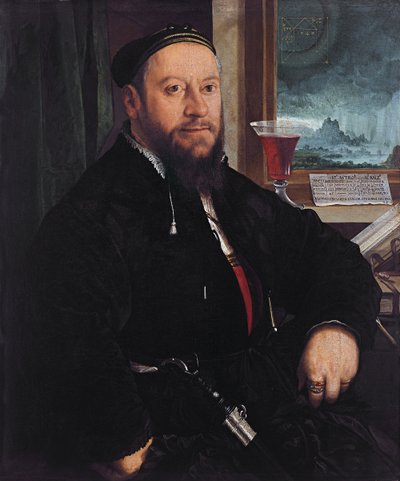 Porträt von Matthäus Schwarz von Christoph Amberger