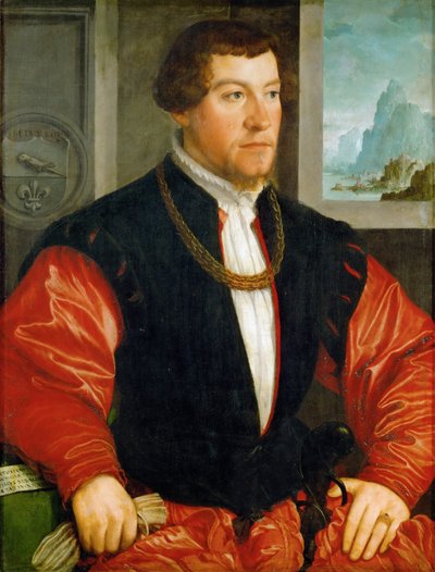 Renaissance: Porträt von Christoph Baumgartner von Christoph Amberger