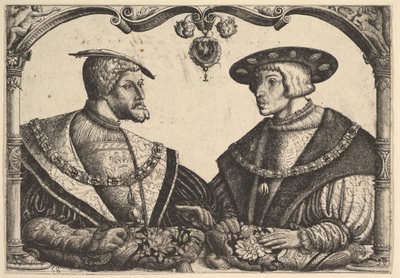 Kaiser Karl V. und Ferdinand I., ca. 1531 von Christoph Bockstorffer