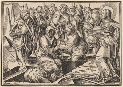 Christus erzählt seinen Jüngern vom Jüngsten Gericht von Christoph Murer